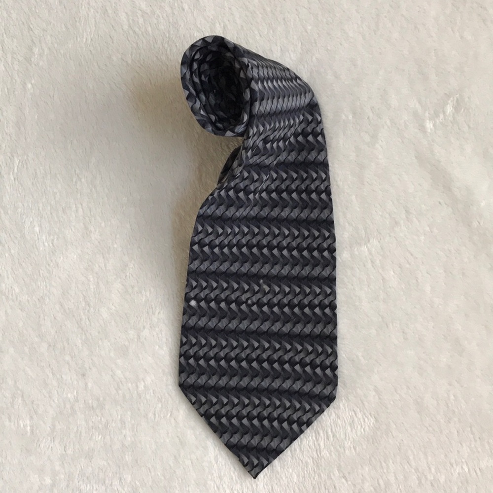 Dockers Khakis Gray 100% Silk Tie